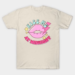 Valentine's Day Kiss Me At Midnight I Love You Be Mine T-Shirt